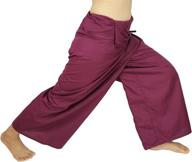 👖 stylish and comfortable fisherman pants for plus size men and women with waist 61' logo