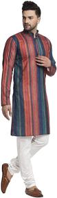 img 1 attached to Pajama Printed Traditional Churidhar Weddings Men's Clothing for Sleep & Lounge