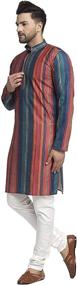 img 3 attached to Pajama Printed Traditional Churidhar Weddings Men's Clothing for Sleep & Lounge