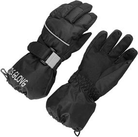 img 4 attached to Kids Winter Ski Gloves for Boys and Girls | AMYIPO Children Snowboard Gloves