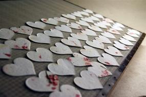 img 1 attached to 50 Handmade Heart Shape Seed Embedded Pink Petal Paper Tags for Your Crafts - #24s SET