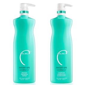 img 4 attached to 💆 Malibu C Wellness Shampoo Conditioner Liter Duo - Ultimate Hair Care Set