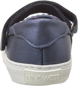 img 2 attached to 👠 Покажите блеск в стиле: Исследуйте девочек Nine West Shimmer Toddler Girls' Shoes