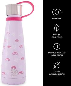 img 1 attached to Sip by S'well Unicorn Dream Water Bottle - 10 fl oz - Stainless Steel - Double-Layered Vacuum-Insulated, BPA-Free Travel Water Bottle - Keeps Drinks Cold for 18 Hours, Hot for 8