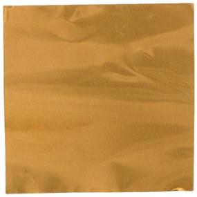 img 1 attached to 🌟 St. Louis Crafts 5X5 Gold Pre-Cut Decorator Foil - Premium Quality, 38GA Thickness