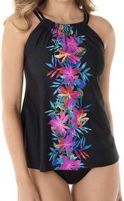 img 3 attached to Flattering and Stylish Miraclesuit Swimwear Shoreline Underwire for Colorful Women's Clothing