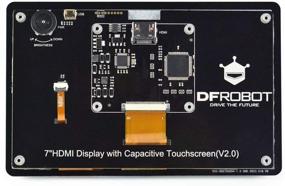 img 2 attached to 🖥️ DFRobot 7 inch HDMI Display Capacitive Touchscreen - 1024x600 - Windows Linux & MAC OS Compatible - for Lattepanda Raspberry Pi & Other HDMI Devices