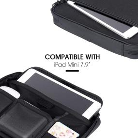 img 2 attached to Smatree Electronic Cord Organizer Travel Case for iPad Mini, Apple Pencil, iPhone XR, iPhone X, iPhone 8, Kindle, Hard Drive, Memory Cards