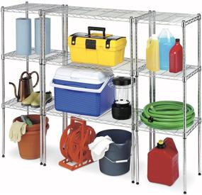 img 1 attached to 📦 Optimize Storage with Whitmor's Supreme Wide Stacking Shelf
