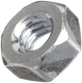 img 2 attached to 🔩 Pack of 100 Steel Small Pattern Machine Screw Hex Nuts, Zinc Plated, #4-40 Thread Size, 3/16" Width, 1/16" Thick