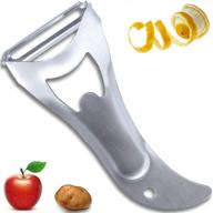 🥕 premium stainless steel vegetable peeler for kitchen, ideal for peeling veggies, fruits, potatoes, and carrots логотип