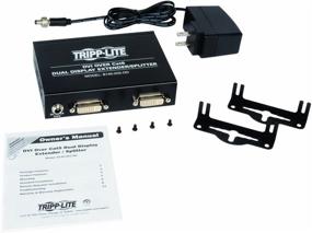 img 1 attached to 🔌 Распределитель сигнала Tripp Lite Dual Display DVI по кабелю Cat5/Cat6, удлинитель на 2 порта - передатчик, 1920x1080@60Hz (B140-002-DD)