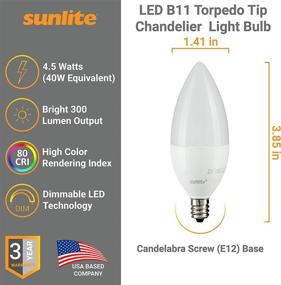 img 3 attached to 🔆 Sunlite CTF LED E12 27K: Efficient and Versatile Lighting Solution