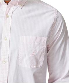 img 1 attached to Nautica Classic Stretch Gingham Sleeve Men's Clothing