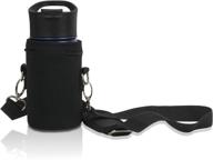 🥤 stay hydrated on the go: neoprene water bottle carrier holder with adjustable shoulder strap - perfect for insulating & carrying water container canteen flask (available in 5 sizes) логотип