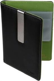 img 4 attached to 🧳 Premium Leather Passport Cover - Stainless Boyfriend's Travel Essential for Passport Protection and Organization