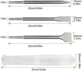 img 3 attached to CBTONE 6 🛠️ Piece Concrete Chisel Set