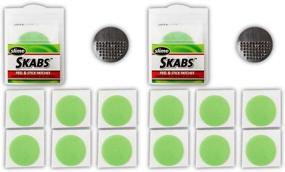 img 3 attached to 🔧 Slime 20040 SKABS Pre-Glued 1" Patch Kit - Convenient and Reliable Solution (Two Pack: 6 Patches + 1 Scuffer per Kit)