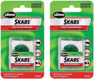 🔧 slime 20040 skabs pre-glued 1" patch kit - convenient and reliable solution (two pack: 6 patches + 1 scuffer per kit) logo