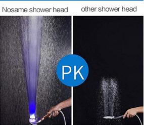 img 2 attached to 💦 Nosame LED Shower Head: High Pressure, Water Saving, Filter Filtration with 7 Colors, No Batteries Needed - Perfect for Dry Skin & Hair