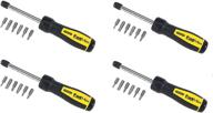 stanley 69 189 ratcheting multi bit screwdriver tools & equipment for hand tools logo