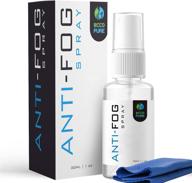 crystal clear vision: anti-fog spray for glasses and more logo