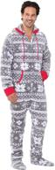 🎅 christmas men's clothing: pajamagram fun onesie for men logo