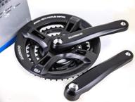 altus 170mm square crankset with guard - 28x38x48t, compatible with 7/8-speed logo