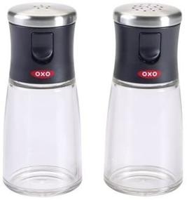 img 1 attached to 🧂 OXO Salt &amp; Pepper Shakers: Enhancing Flavor with Style