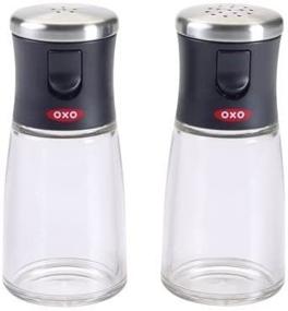 img 4 attached to 🧂 OXO Salt &amp; Pepper Shakers: Enhancing Flavor with Style