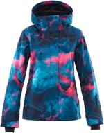 👀 eye-catching mous one women's waterproof ski jacket & bib pant suit for colorful snowboarding логотип