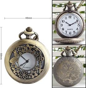 img 3 attached to 🕰️ Exquisite VIGOROSO Watches Vintage Steampunk Necklace: A Fusion of Elegance and Nostalgia