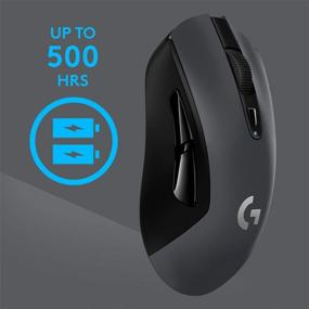 img 3 attached to 🖱️ Logitech G603 LIGHTSPEED: Wireless Gaming Mouse with HERO 12K Sensor, 12,000 DPI, Lightweight Design, 6 Programmable Buttons, Long-Lasting Battery Life, On-Board Memory, PC/Mac Compatible - Black