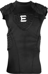 img 4 attached to 🏋️ Optimized EliteTek Padded Compression Shirt - CPS14 - Youth and Adult Sizes - Moisture-Wicking and Snug Fit