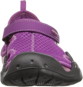 img 3 attached to 👟 Crocs Kids' Swiftwater Sandal GS" - "Crocs Kids' Swiftwater Sandal for Boys and Girls