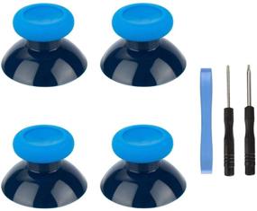 img 4 attached to Thumbsticks Replacement Controllers Joysticks 4Pcs Blue