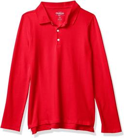 img 3 attached to Girls Sleeve Uniform Shirt Paris Girls' Clothing for Tops, Tees & Blouses