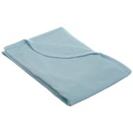 👶 tl care 100% natural cotton swaddle/thermal blanket - breathable & blue - for boys and girls logo