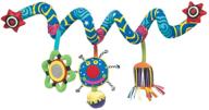 🔒 whoozit activity spiral for strollers and travel: manhattan toy travel activity toy logo