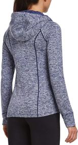 img 2 attached to Stay Warm and Stylish: BALEAF Women's Fleece Full 🧥 Zip Hooded Running Jacket with Thermal Technology and Thumb Holes