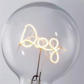 img 3 attached to DarkSteve - Dog LED Light Bulb - E26 Screw Filament Modern Decorative Light Bulbs