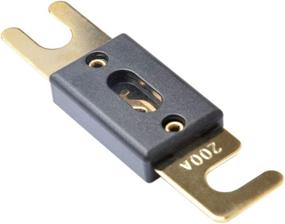 img 1 attached to CARVIYA 5 Pack Gold Plated 200 Amp 200A Car Audio ANL Fuse (200Amp)