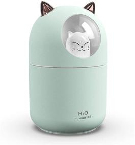 img 4 attached to Compact Cool Mist Humidifier for Bedroom and Baby - Portable Unit with High/Low Mist Settings - Ideal for Office and Small Rooms - Ultrasonic Technology