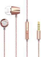 rapoo headphones earphones samsung plug rose logo