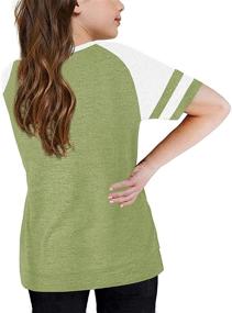 img 1 attached to 👚 Apbondy Girls' Sleeve Summer T-Shirts: Trendy Clothing, Tops, and Blouses