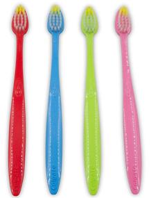 img 2 attached to 🦷 Colgate Kids Toothbrush 2+ Years, Extra Soft Bristles - Assorted Colors (12-Pack)