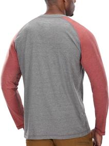 img 3 attached to Vertx Action Weaponguard Henley Heather Men's Clothing in Shirts