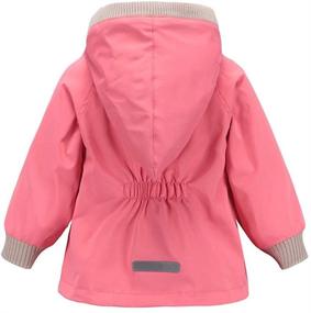 img 3 attached to Mallimoda Waterproof Windproof Windbreaker Pink Boys' Clothing for Jackets & Coats