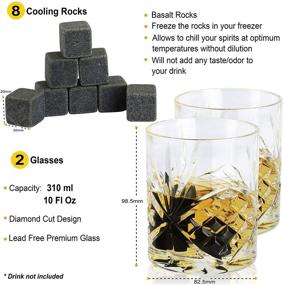 img 2 attached to Premium Whiskey Stones Gift Set