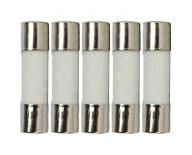 💡 five pack of 5x20mm slow blow ceramic fuses for efficient circuit protection logo